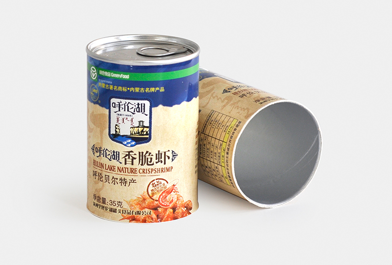 香脆蝦紙筒包裝 香脆蝦紙筒包裝